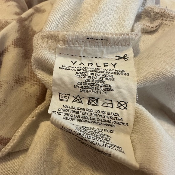 Varley Erwin Sweater In Taupe Tie Dye in Size Small - Picture 6 of 8